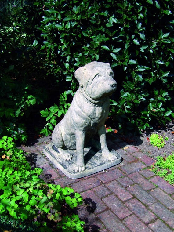 Mastiff Garden Statue