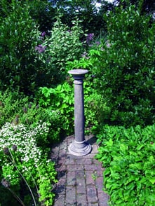 Tall Stone Column Garden Pedestal