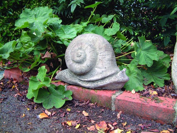 Snail Stone Garden Statue