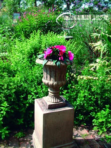 Vienna Fluted Stone Garden Vase