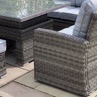 Lichfield Campania Casual Sofa Set with Adjustable Table Rattan