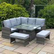 Lichfield Campania Casual Sofa Set with FIrepit