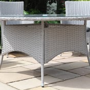 Lichfield Morpeth 6 Seat Rattan Dining Set Table