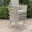 Lichfield Novelda 4 Seat Rattan Dining Set Stackable Chairs