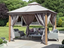 Garden Must Haves 3m Luxury Gazebo in Taupe