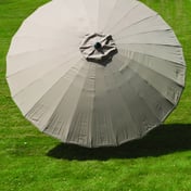 Garden Must Haves Geisha 2.7m Parasol Taupe