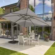 Garden Must Haves Royce Ambassador 3m Parasol Soft Grey