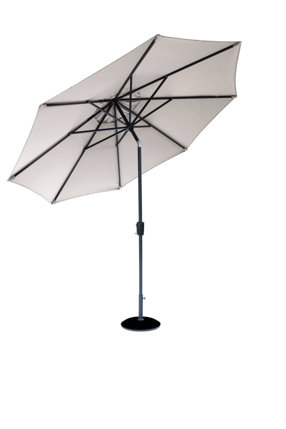 Garden Must Haves Elizabeth 3m Garden Parasol Grey