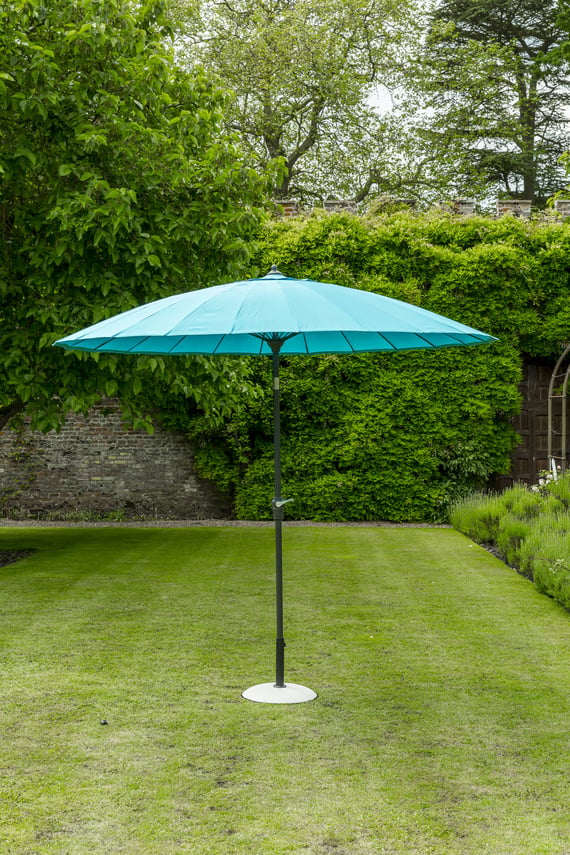 Garden Must Haves Geisha 2.5m Garden Parasol Aqua