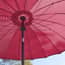 Garden Must Haves Geisha 2.7m Garden Parasol Fuchsia Frame