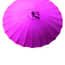Garden Must Haves Geisha 2.7m Garden Parasol Fuchsia Top