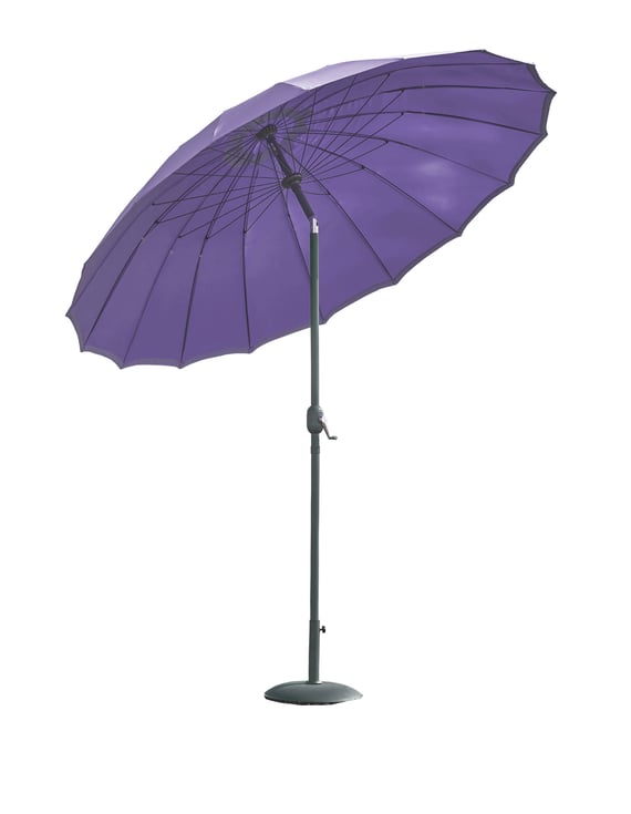 Garden Must Haves Geisha 2.5m Garden Parasol Purple