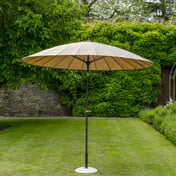 Garden Must Haves Geisha 2.7m Garden Parasol Taupe