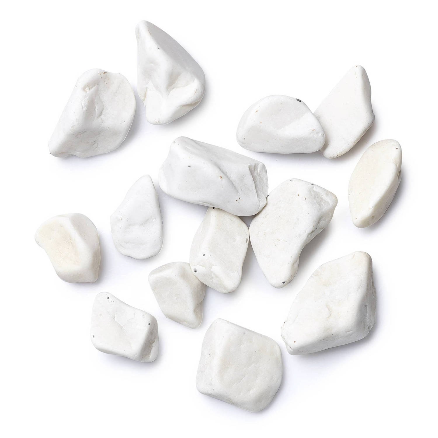 bulk bag of white stones