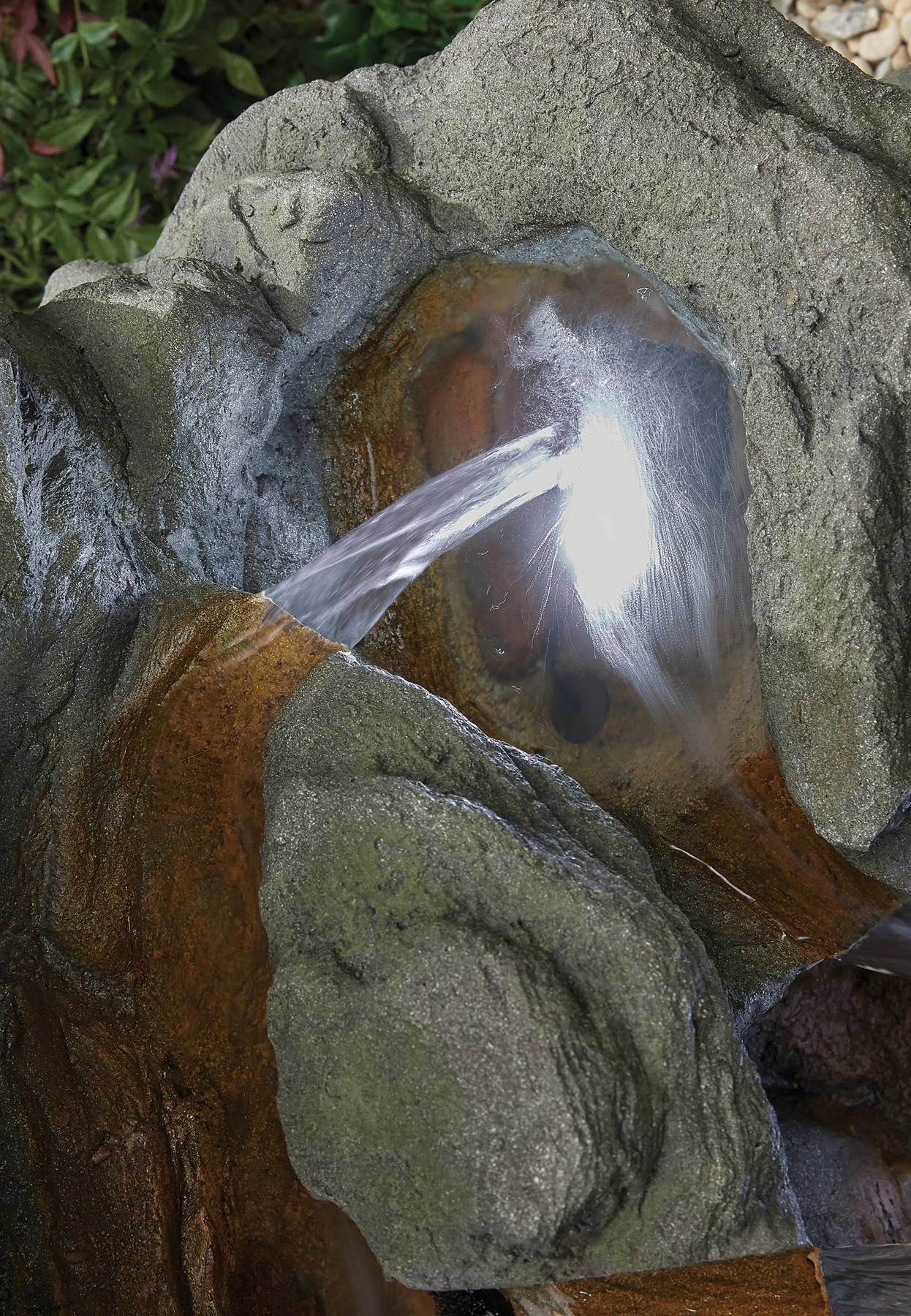 Atlas Falls Stone Water Feature LED