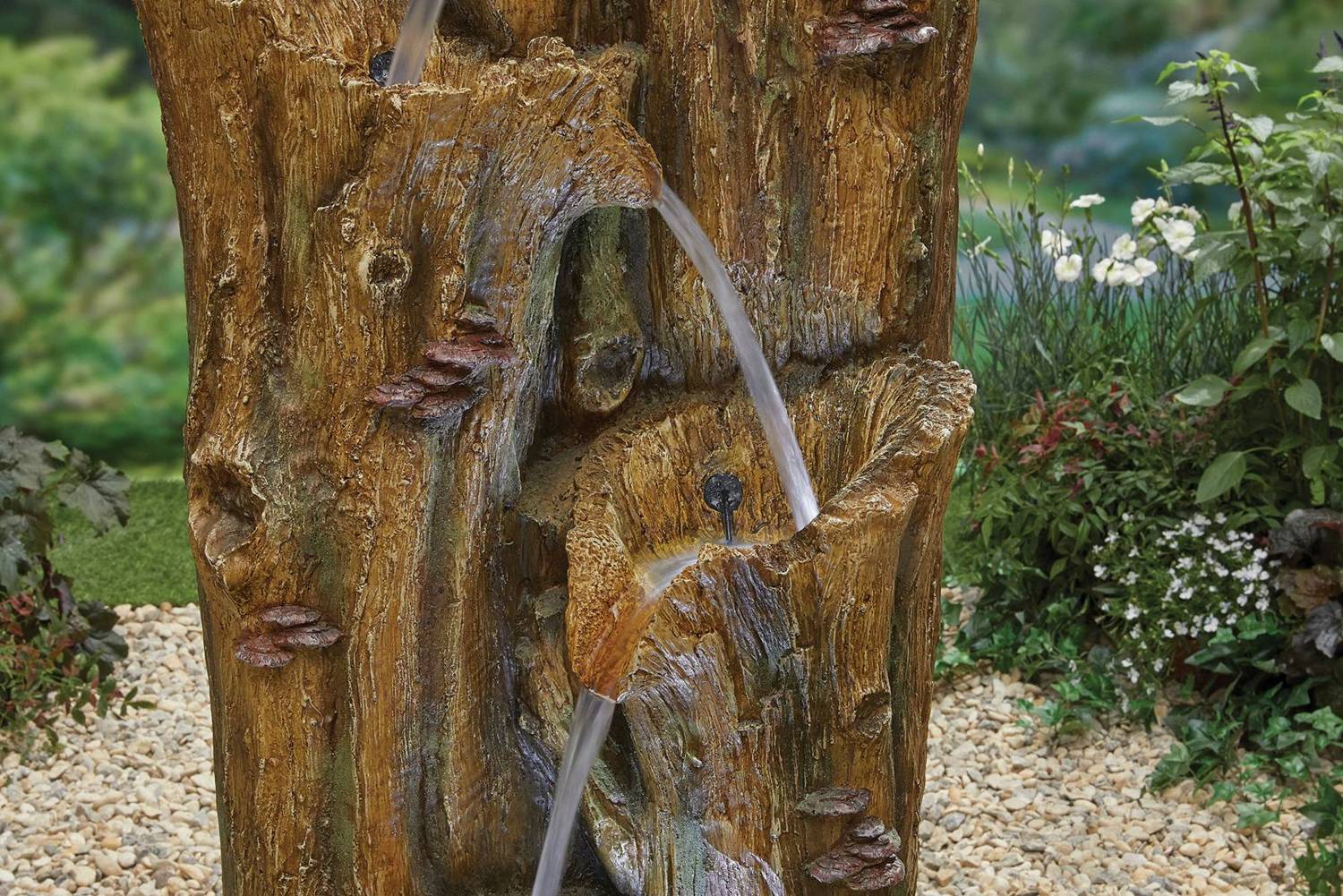Monterey Falls Stone Garden Water Feature