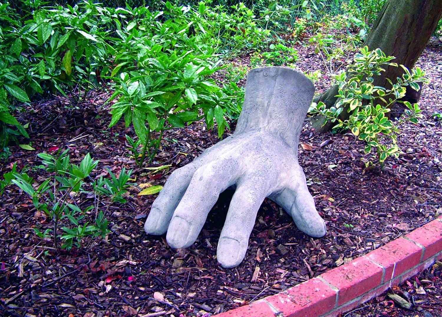 Giant Right Hand Garden Statue Lying down