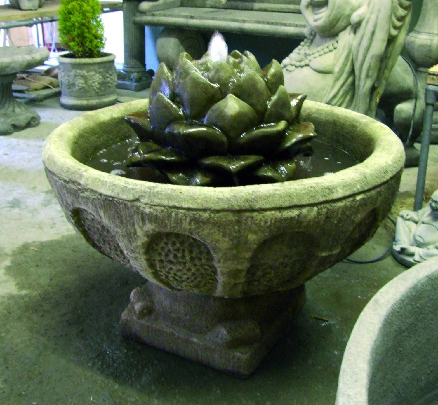 Medieval Reservoir with Artichoke Fountain