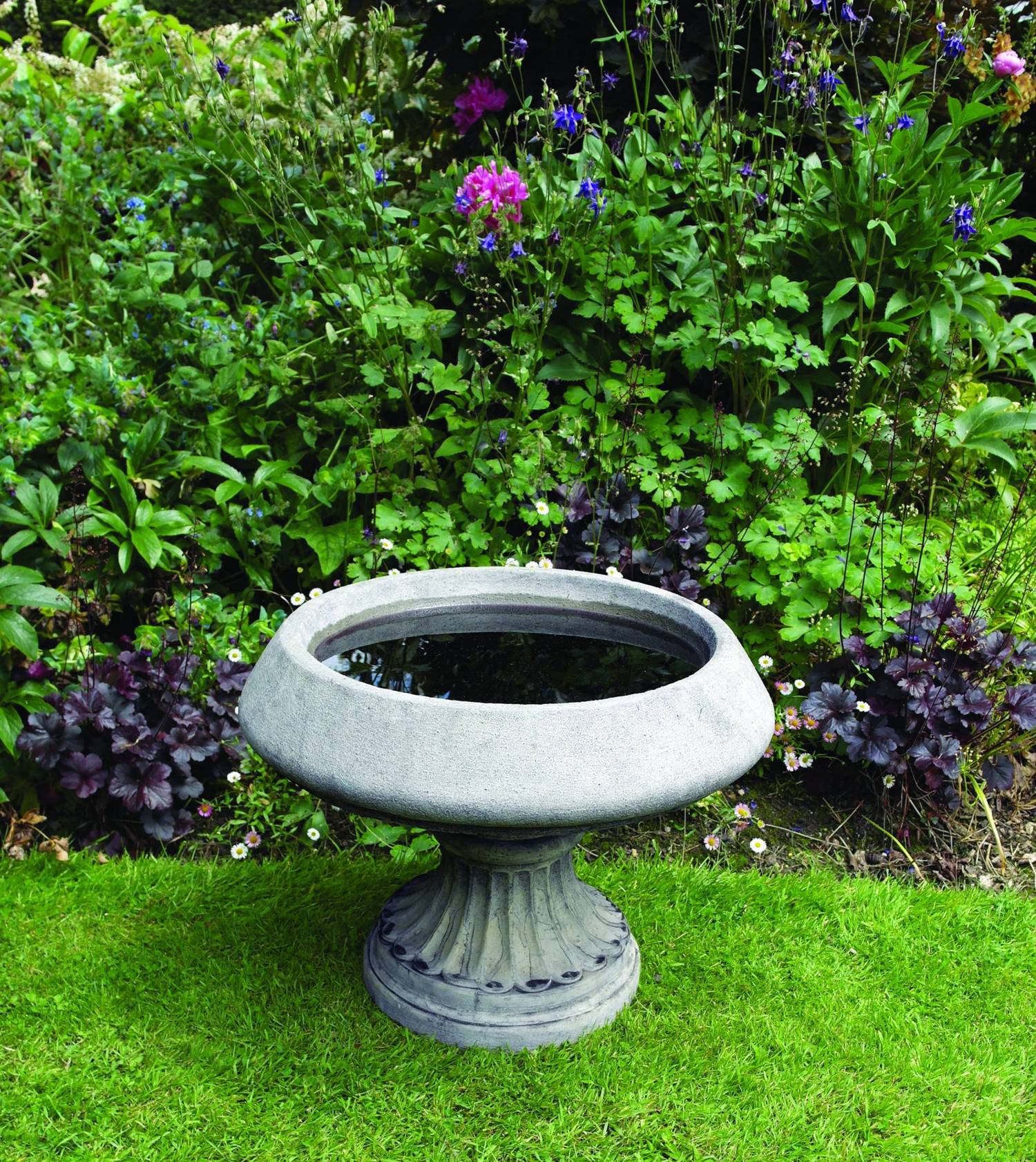 Natural Basin Stone Bird Bath | Garden Ornamnents