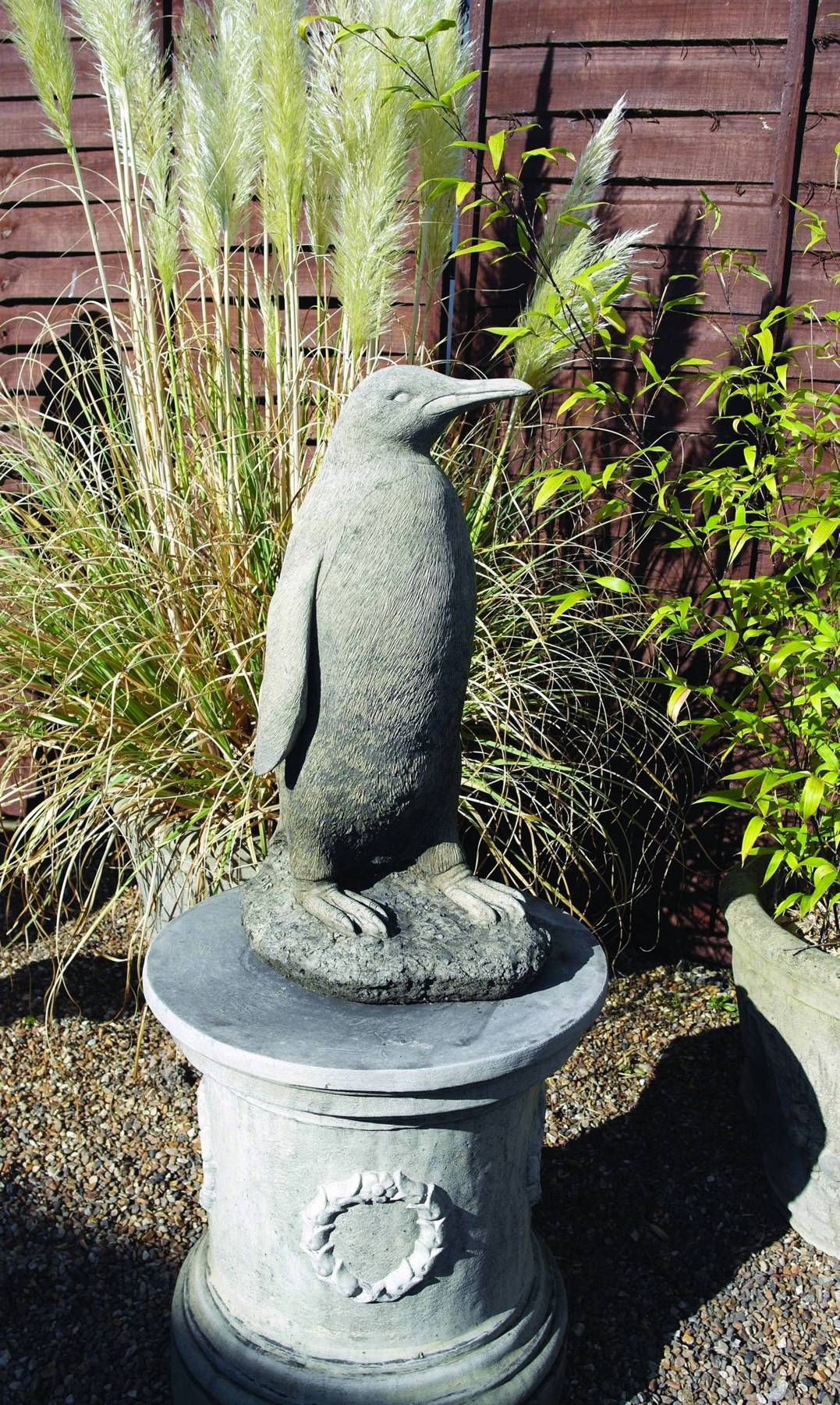 Giant Stone Penguin Statue