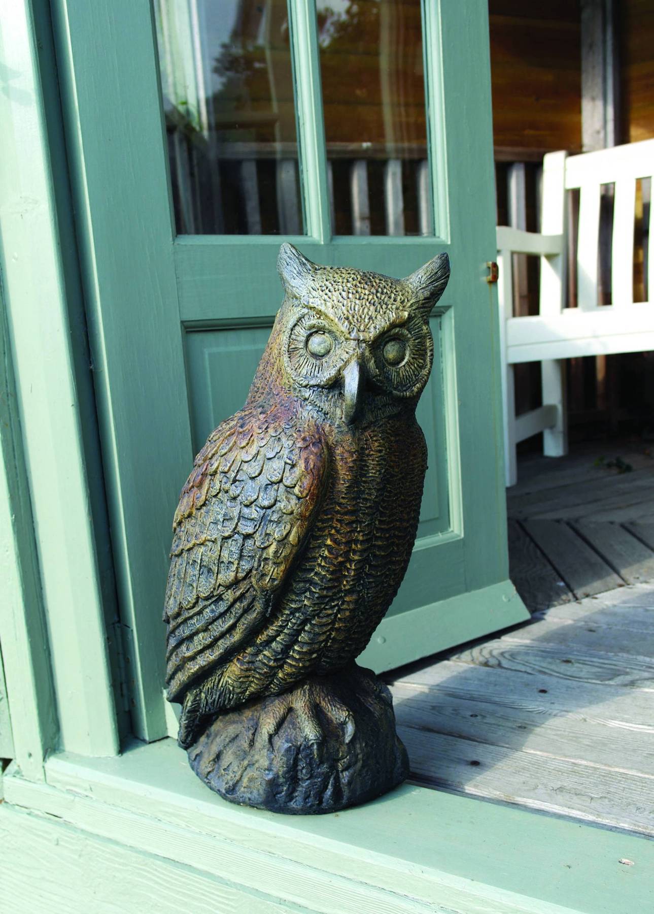 Horned Owl Statue