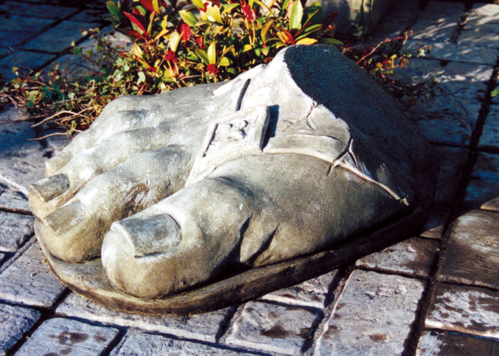Giant Foot Stone Ornament