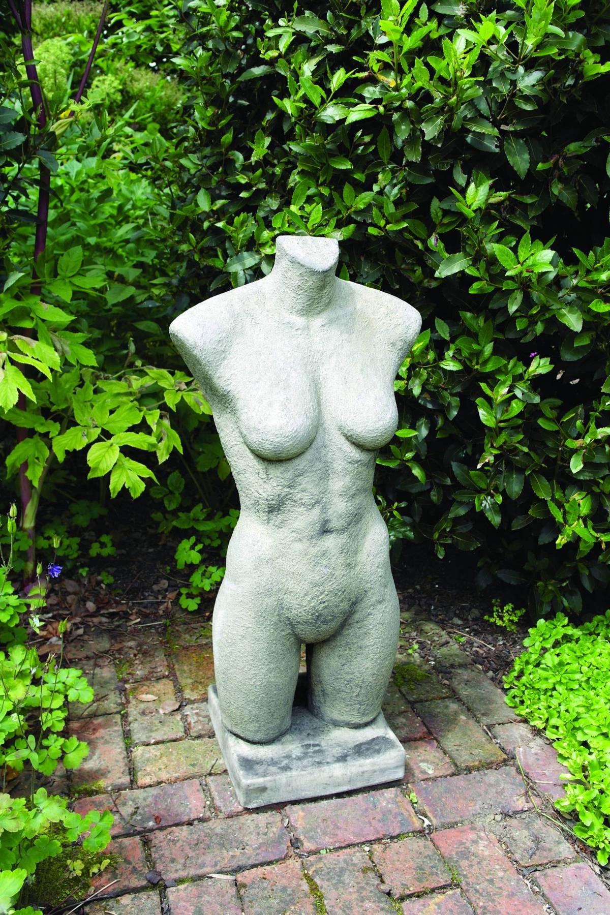 Female Torso Garden Statue