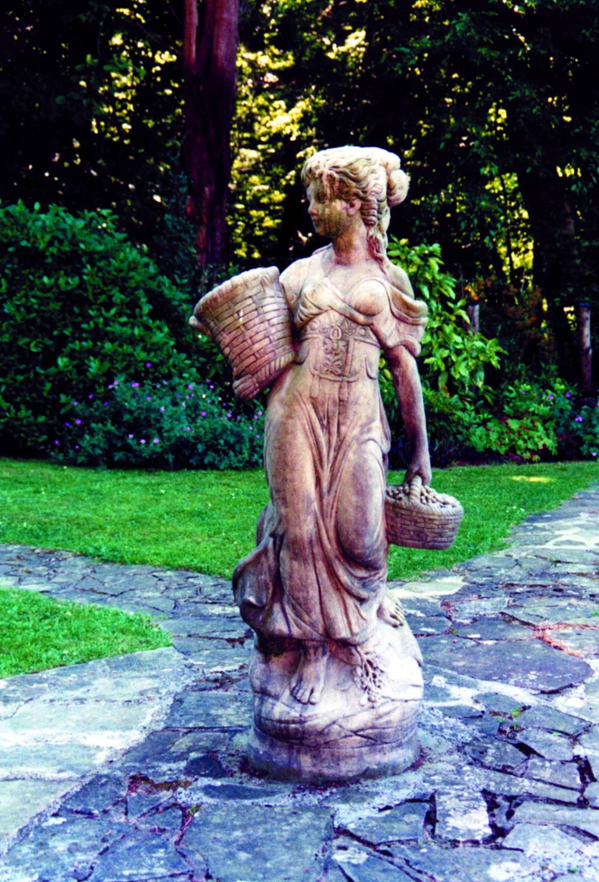 Large Country Girl Garden Statue