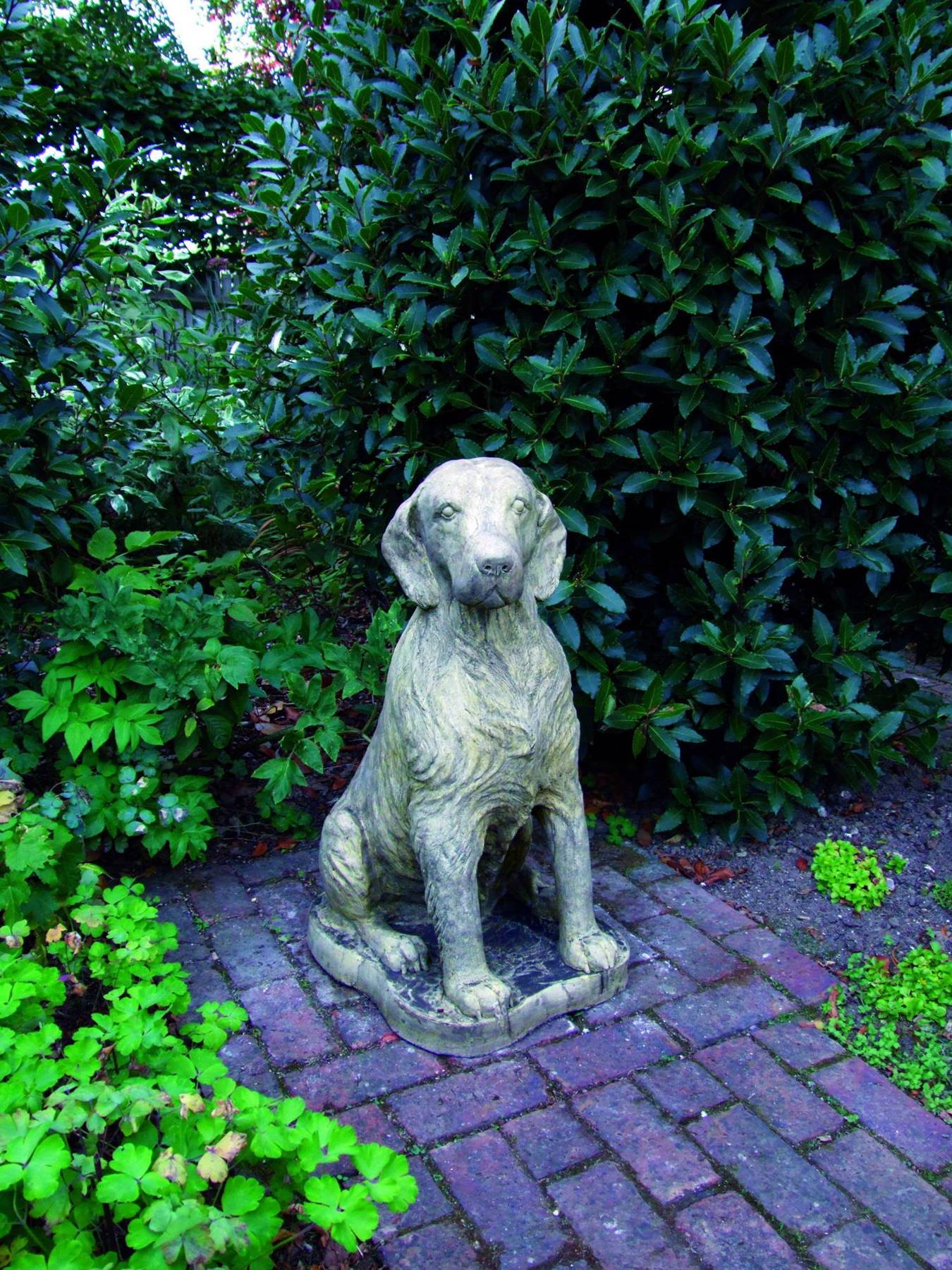 plastic dog garden ornaments