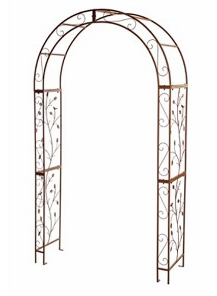 Antiqued Woodland Metal Garden Arch