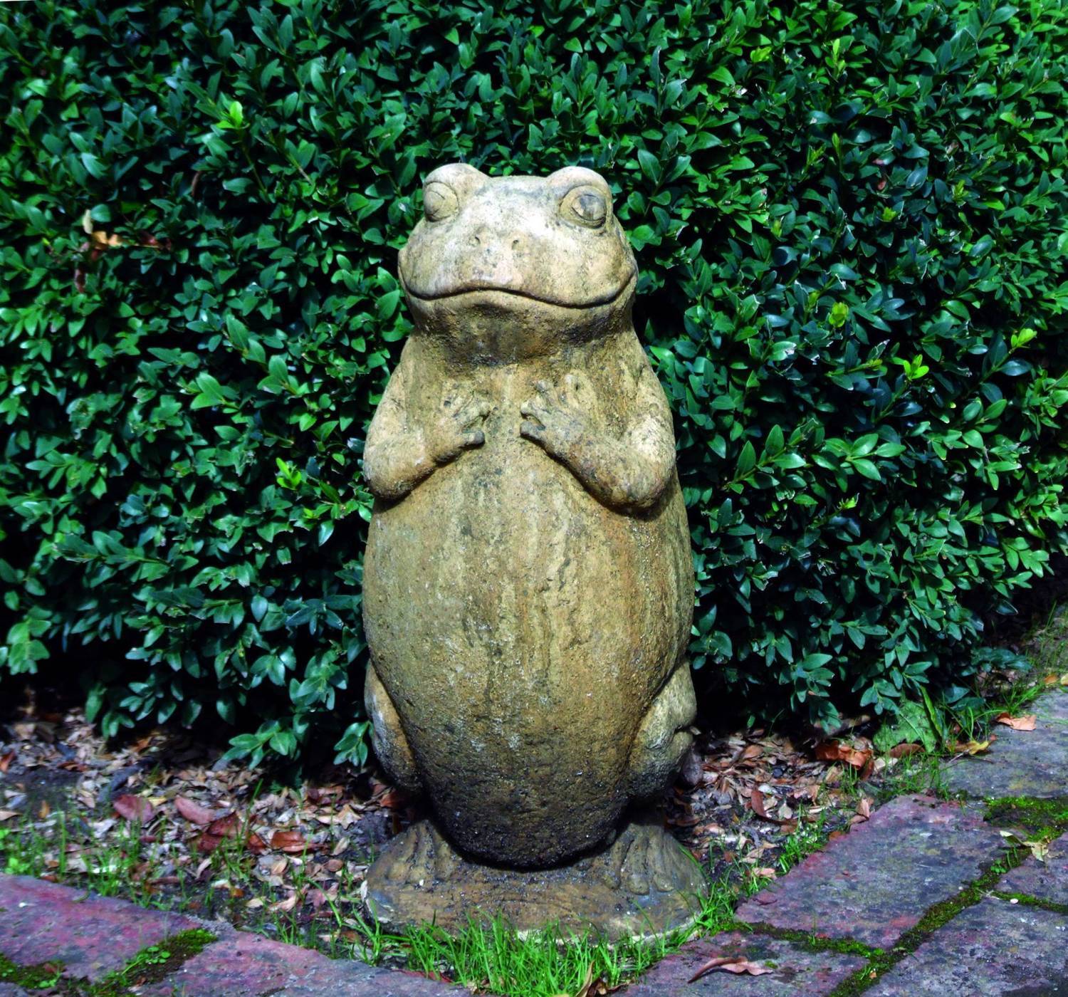 Upright Frog Statue