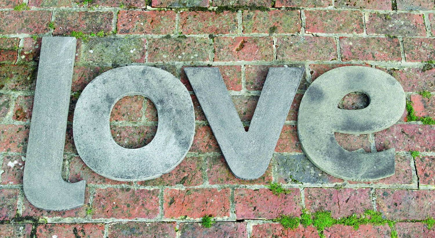 Love Stone Garden Lettering