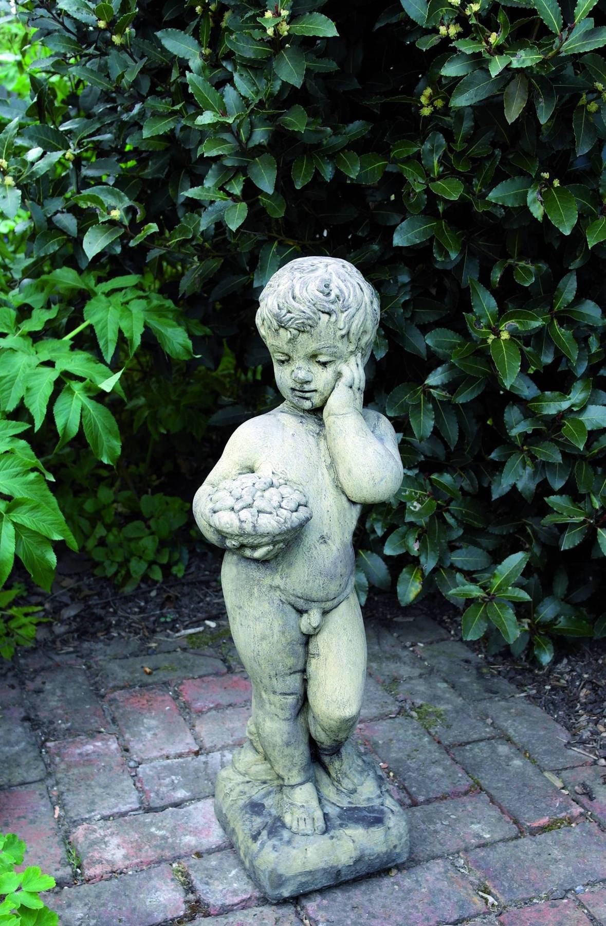 Gemini Boy Garden Statue