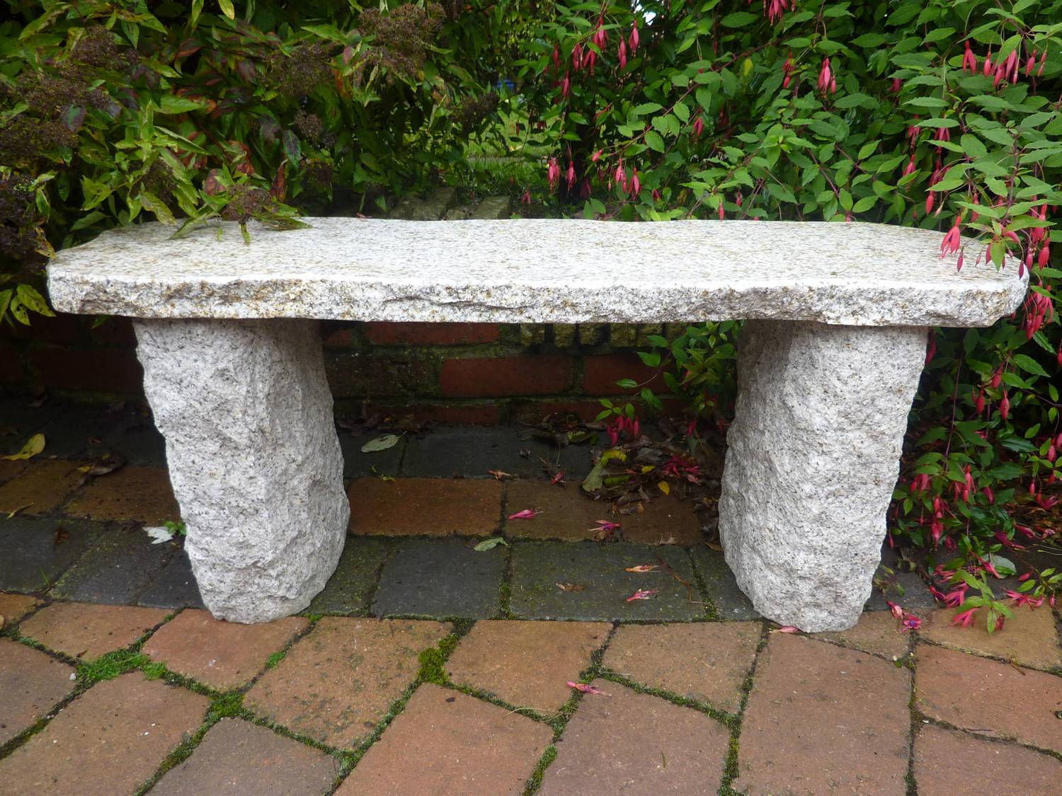 Worchester Beige Granite Garden Bench