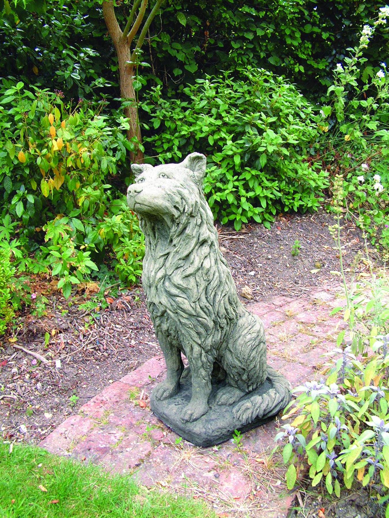 Collie Dog Statue
