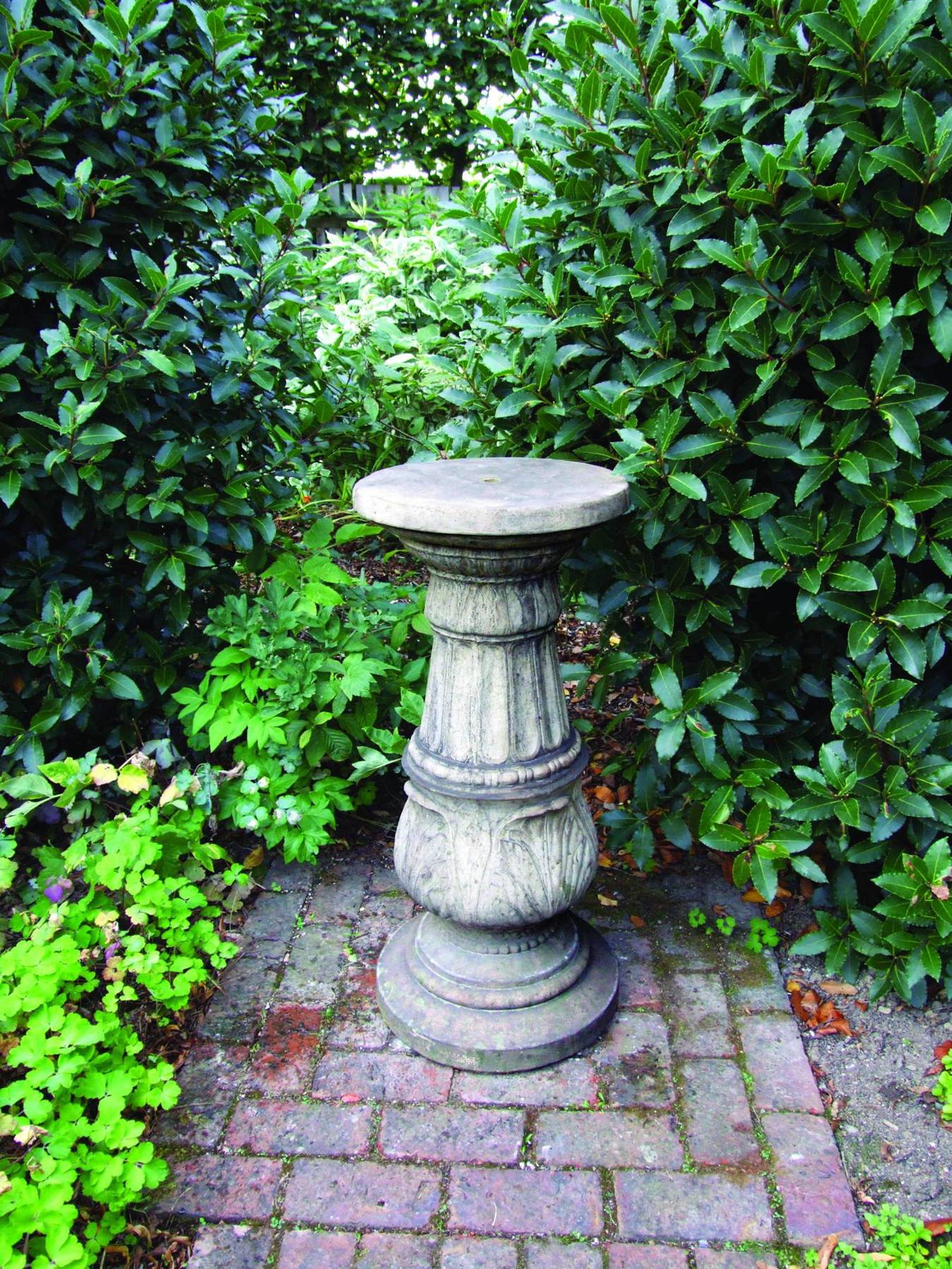 Large Stone Garden Pedestal