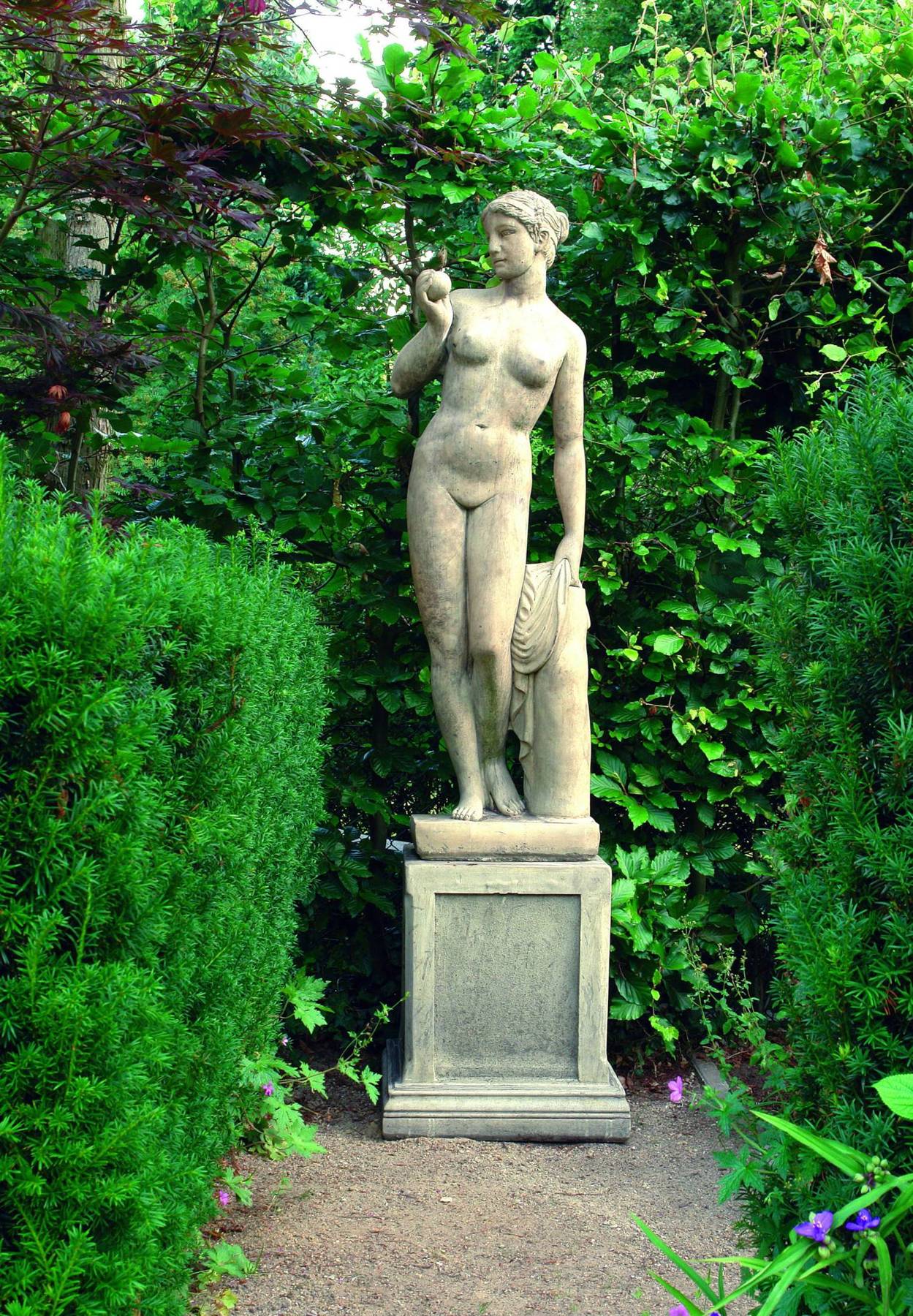 Large Stone Plinth Garden Pedestal
